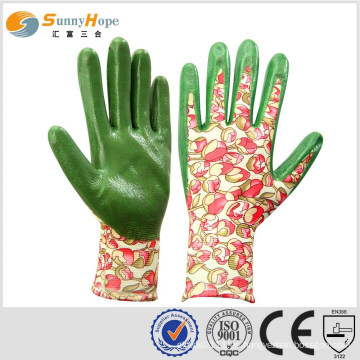 SUNNYHOPE guantes de trabajo industriales de nylon 13gauge